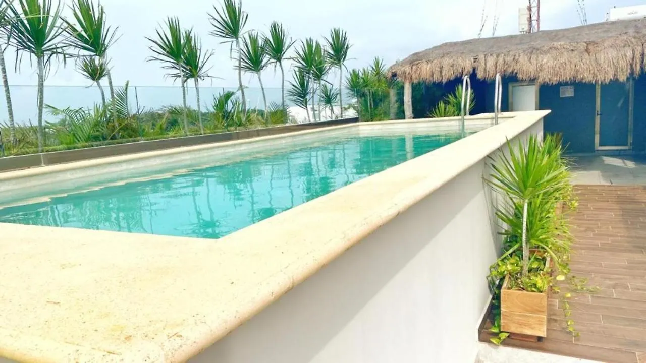 Apartamento Family Suites - Rooftop Pool - Bbq Area Tulum México
